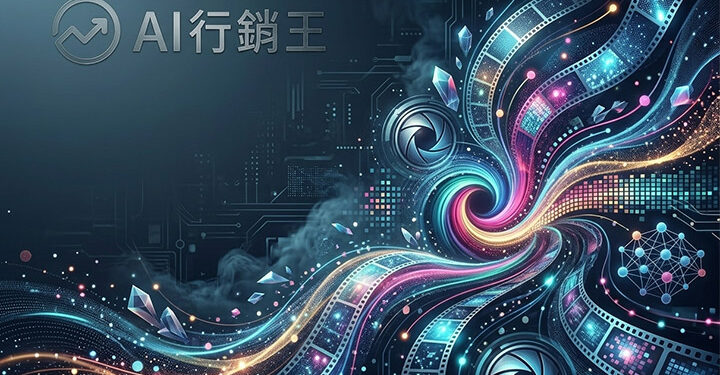 AI 視覺圖像與影音生成神器展示，呈現 4K 影片生成與 AI 繪圖工具的自動化工作流程。 - AI行銷王 (AI Marketing King) 專屬視覺